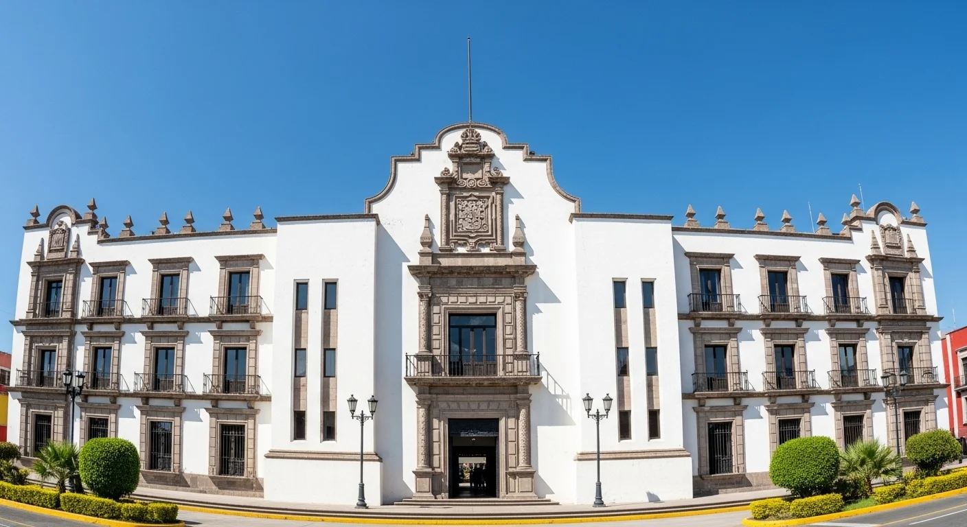 Fachada de un palacio municipal mexicano, simbolizando las finanzas públicas y la administración de los municipios