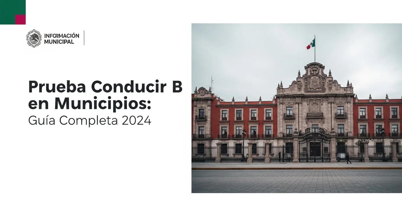 Foto de la fachada de un palacio municipal en México, simbolizando el rol del gobierno local y el ayuntamiento en los trámites como la licencia de conducir.