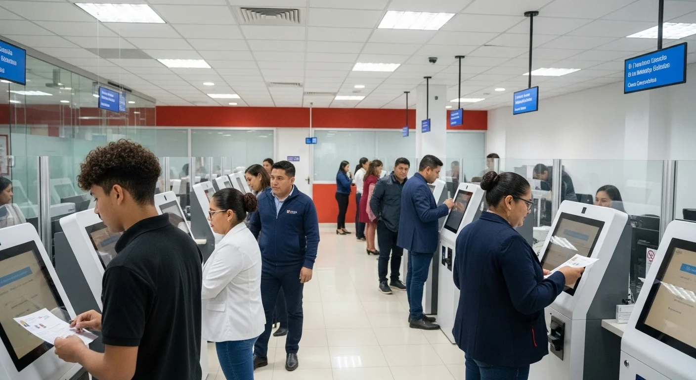 Pantalla de una computadora mostrando un portal de citas para trámites municipales, simbolizando la modernización en México.