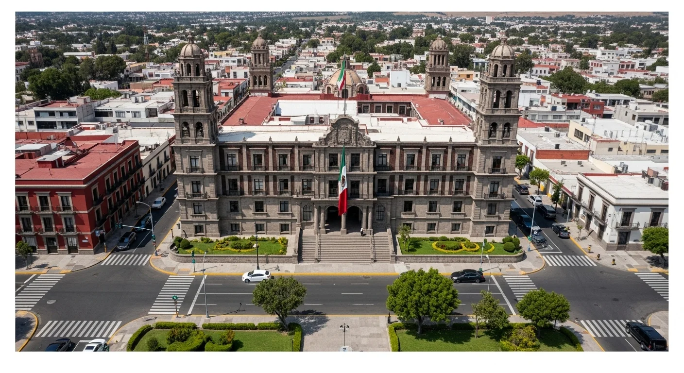 Palacio municipal de una ciudad mexicana, representando a los municipios y ayuntamientos de México.
