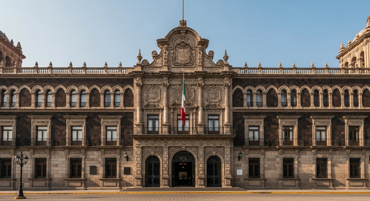 Fachada de un palacio municipal en México, simbolizando la administración y los ayuntamientos locales.