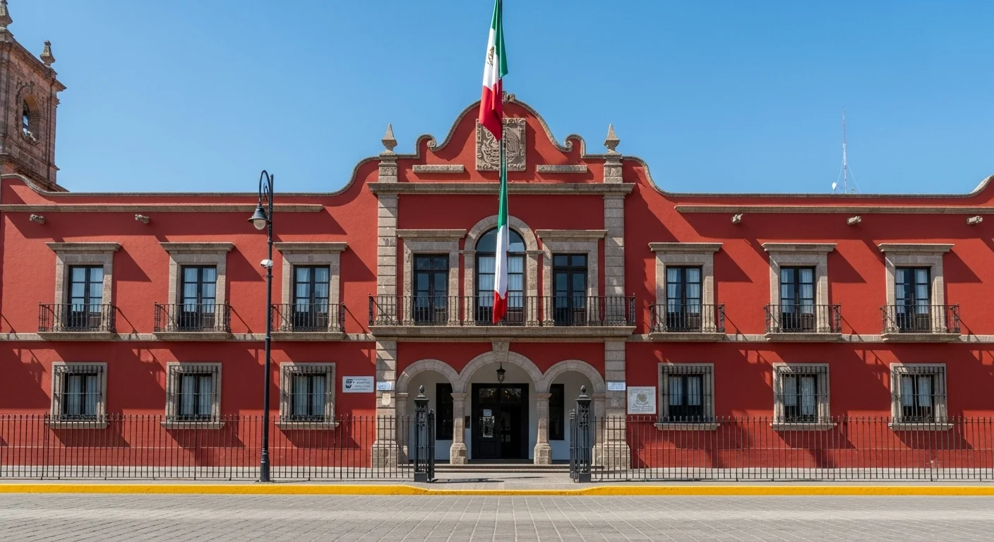 Fachada de un palacio municipal en México, simbolizando las vacantes de empleo disponibles en los municipios.